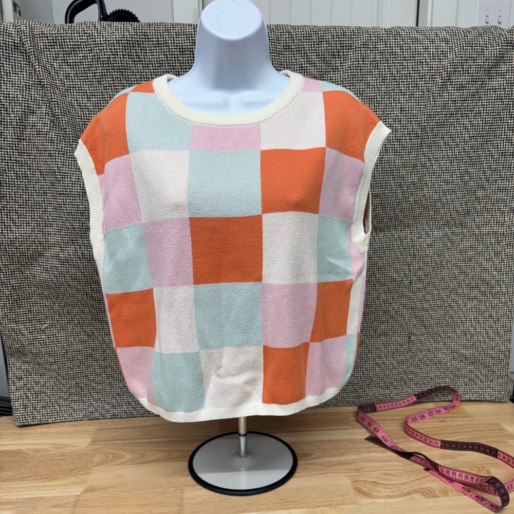 Checkered top from Amazon M